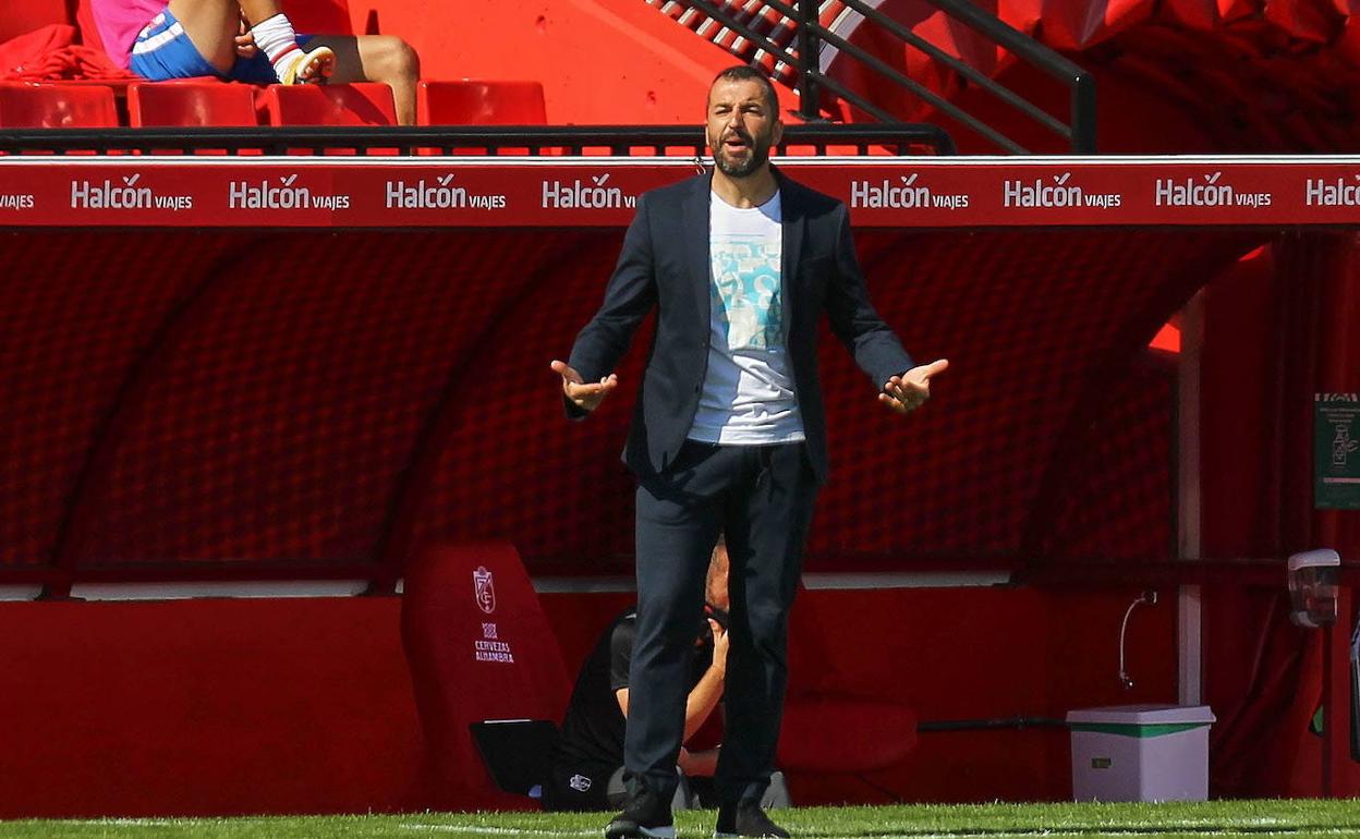 Diego Martínez, en sus tiempos en el Granada. 