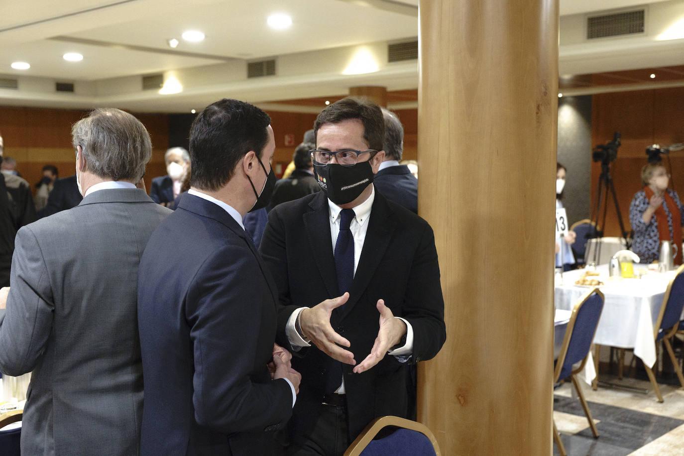 Fotos: Así ha sido el Desayuno IDEAL con el consejero de Salud, Jesús Aguirre