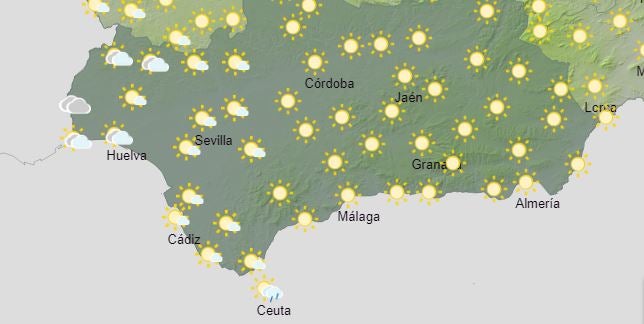 Tiempo en Andalucía durante este sábado