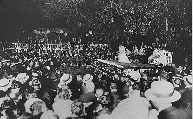 Imagen de archivo del Concurso del Cante Jondo en junio de 1922. 