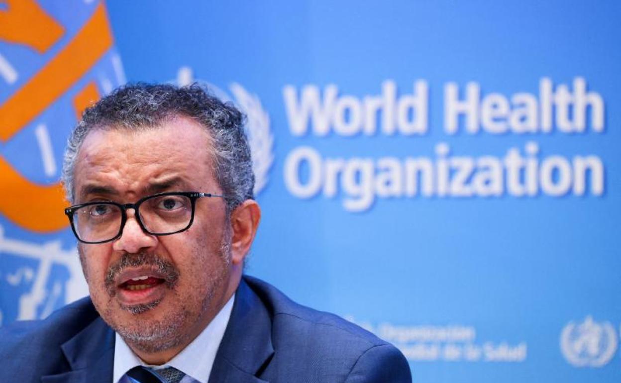 El director de la Organización Mundial de la Salud (OMS), Tedros Adhanom Ghebreyesus. 