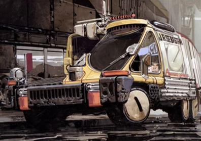 Imagen secundaria 1 - Algunos diseños de Syd Mead para Blade Runner.