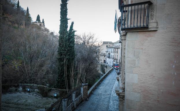 La Carrera del Darro desde la Casa Latorre. 