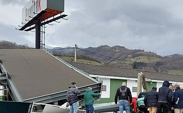 Lugar del suceso en el campo del Lenense.