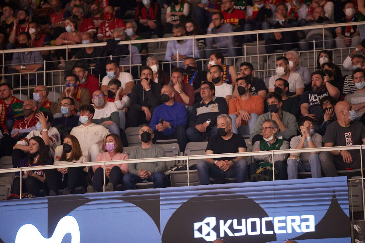 Las imágenes de las gradas del Palacio de los Deportes de Granada en el último encuentro de cuartos de final