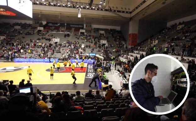 El Palacio de Deportes, en la previa de un partido de la Copa.