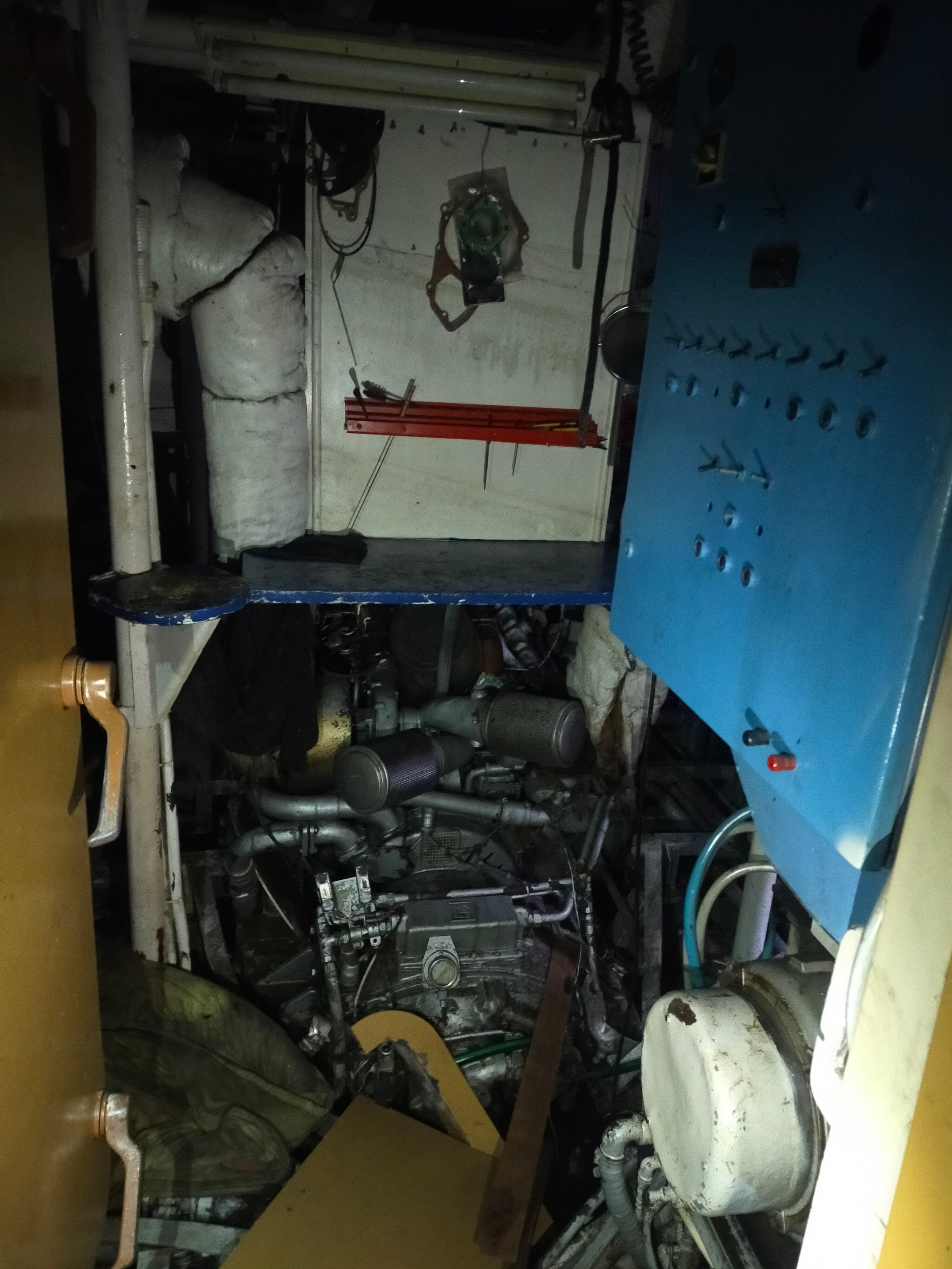 Las entrañas del yate de Carchuna