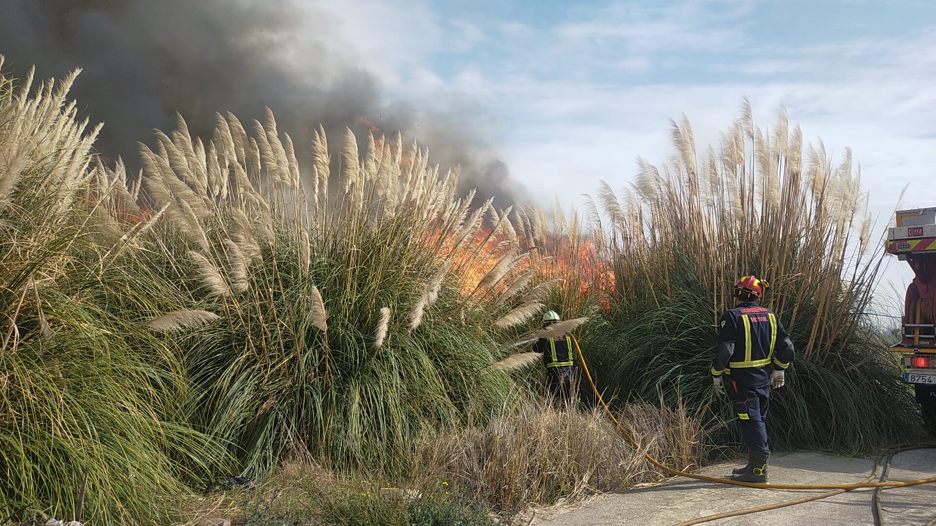 Ha obligado a desalojar el polígono de Algaidas