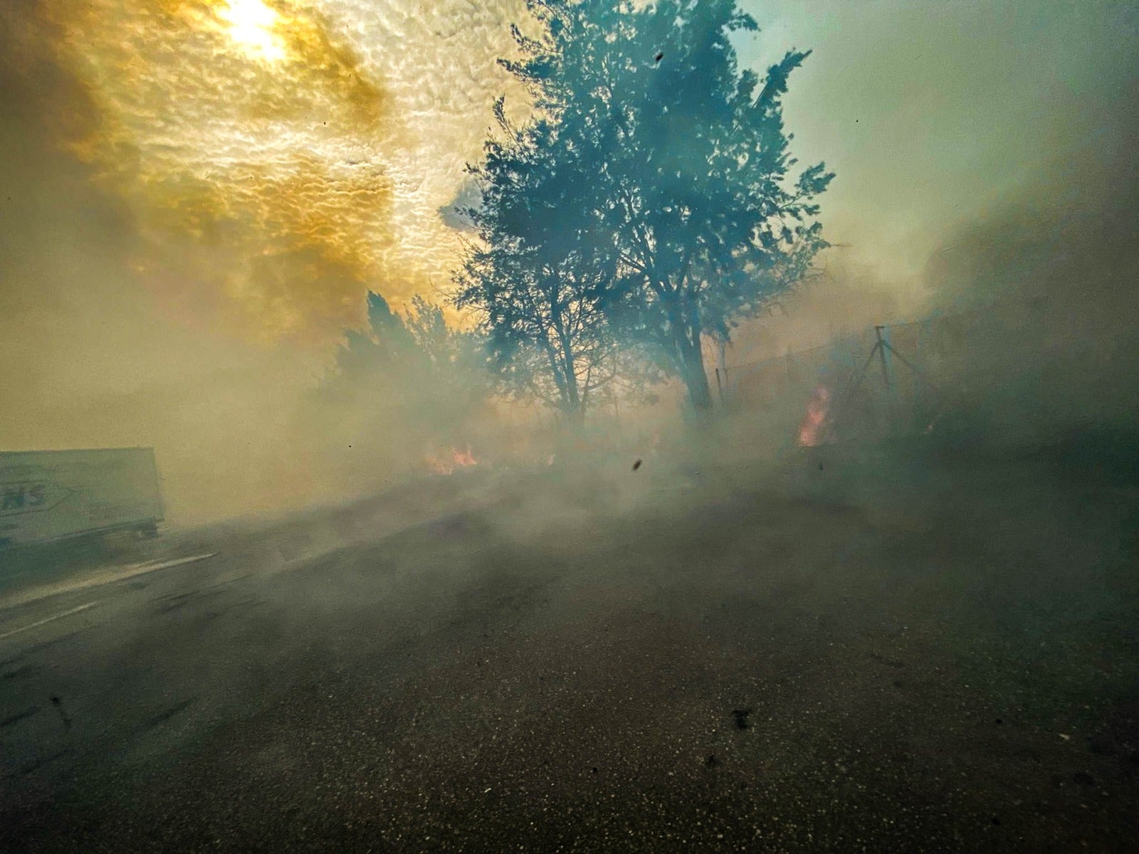 Ha obligado a desalojar el polígono de Algaidas