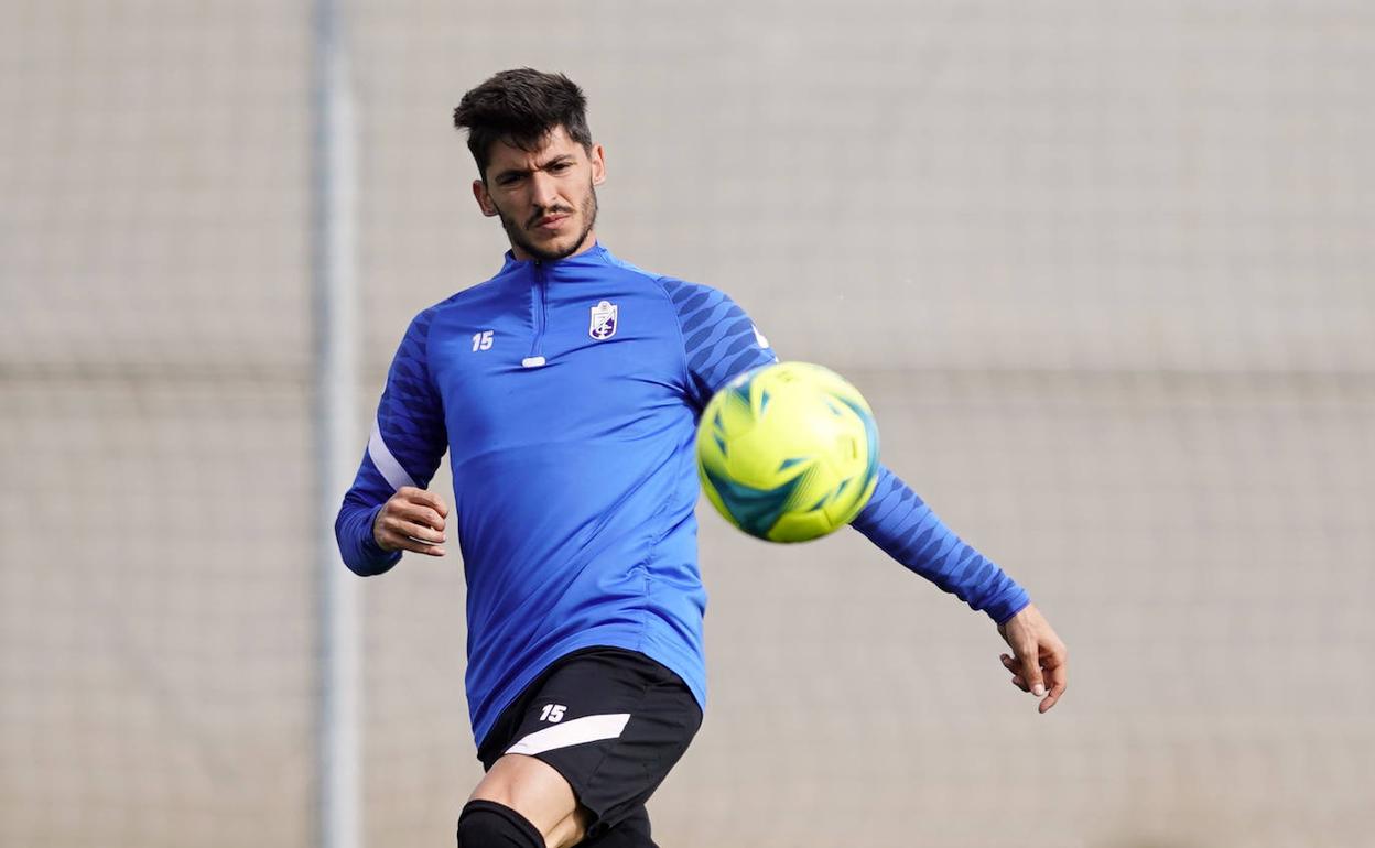 Carlos Neva, en la Ciudad Deportiva. 