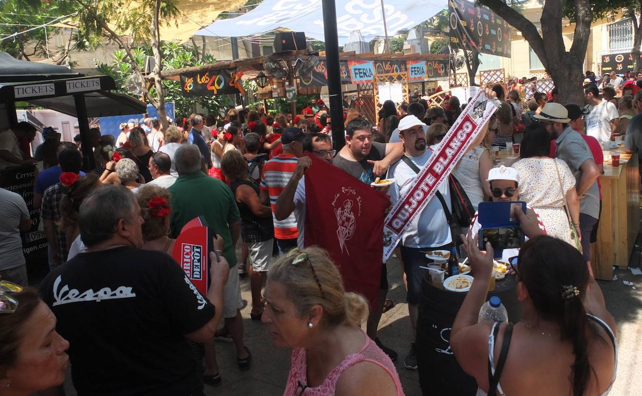Feria del Mediodía en Almería en 2019, la última antes de la pandemia.