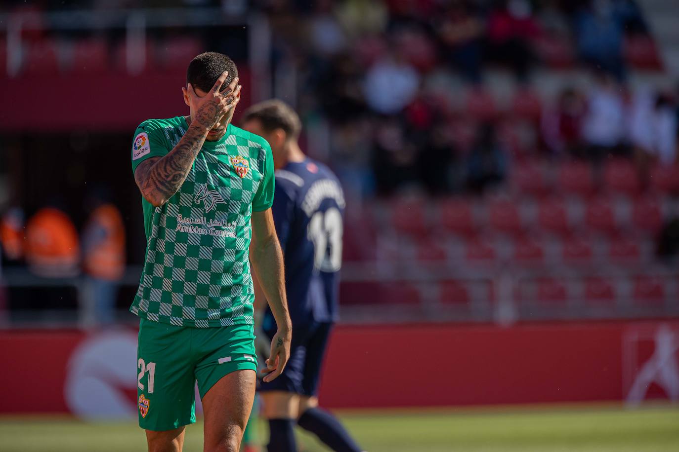 Chumi, el jugador de campo de la UDA que más minutos llevaba jugados hasta la lesión. 