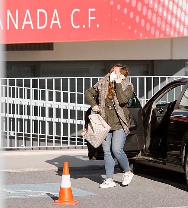 Patricia Rodríguez en la Ciudad Deportiva.