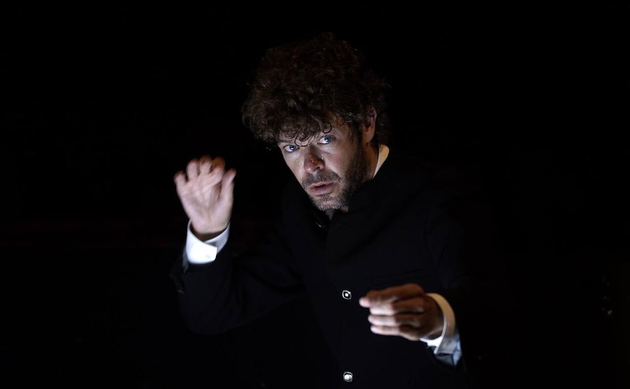 Heras-Casado, durante una de las funciones de 'El ocaso de los dioses' en el Teatro Real.