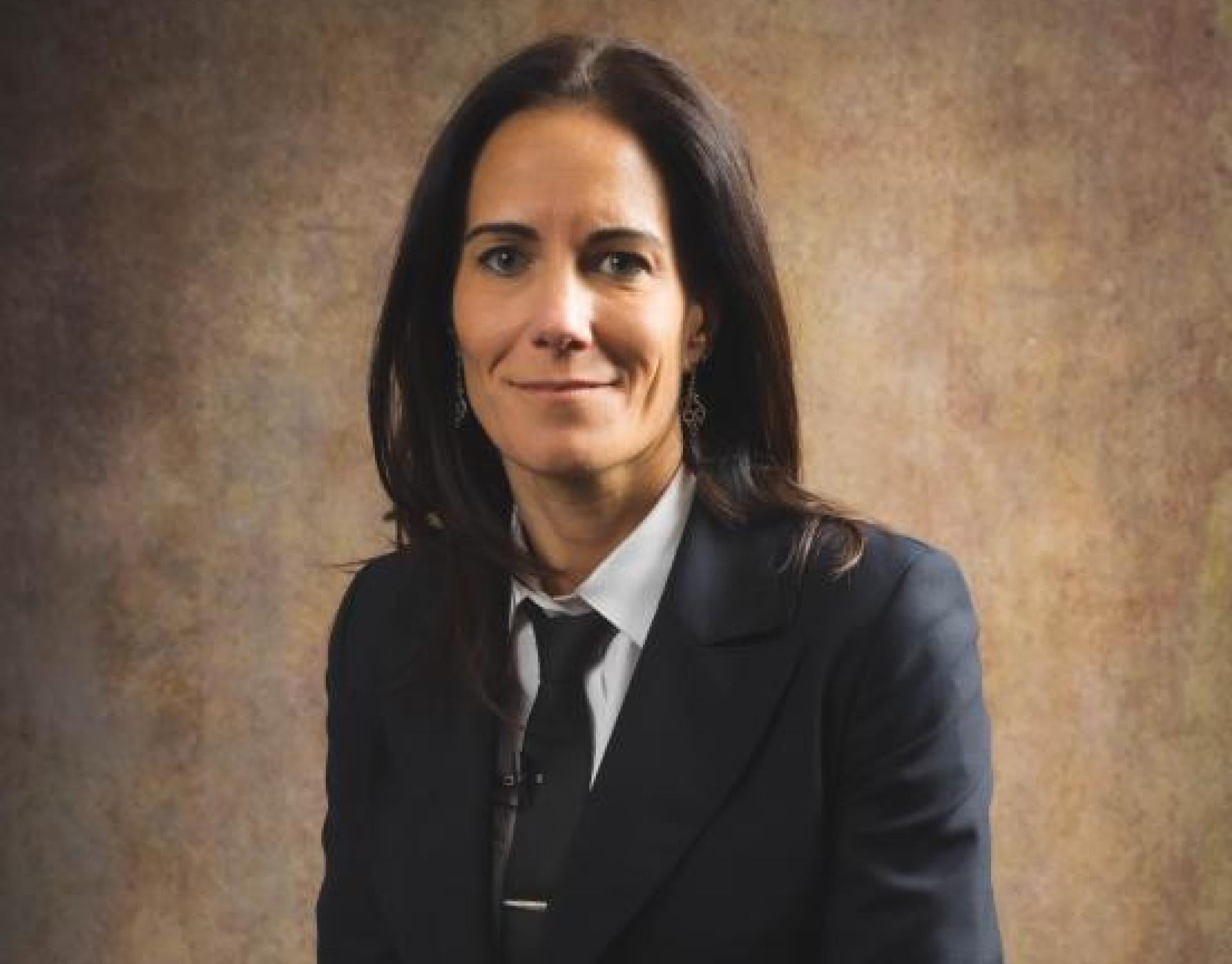 Carmen Arango, comandante de la aerolínea Vueling. 