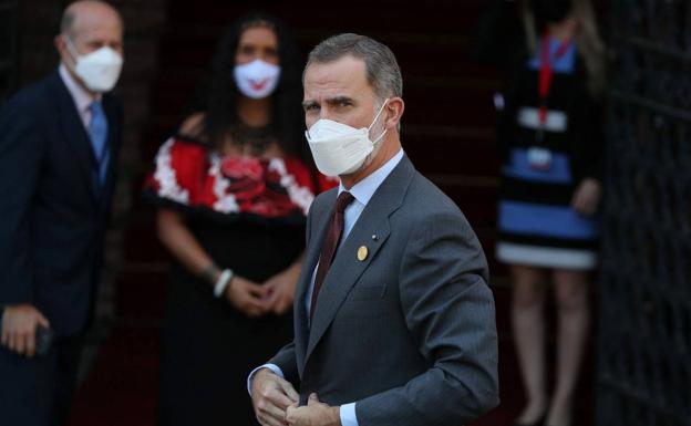 Felipe VI asiste en Santiago de Chile a la toma de posesión de Gabriel Boric como presidente del país.