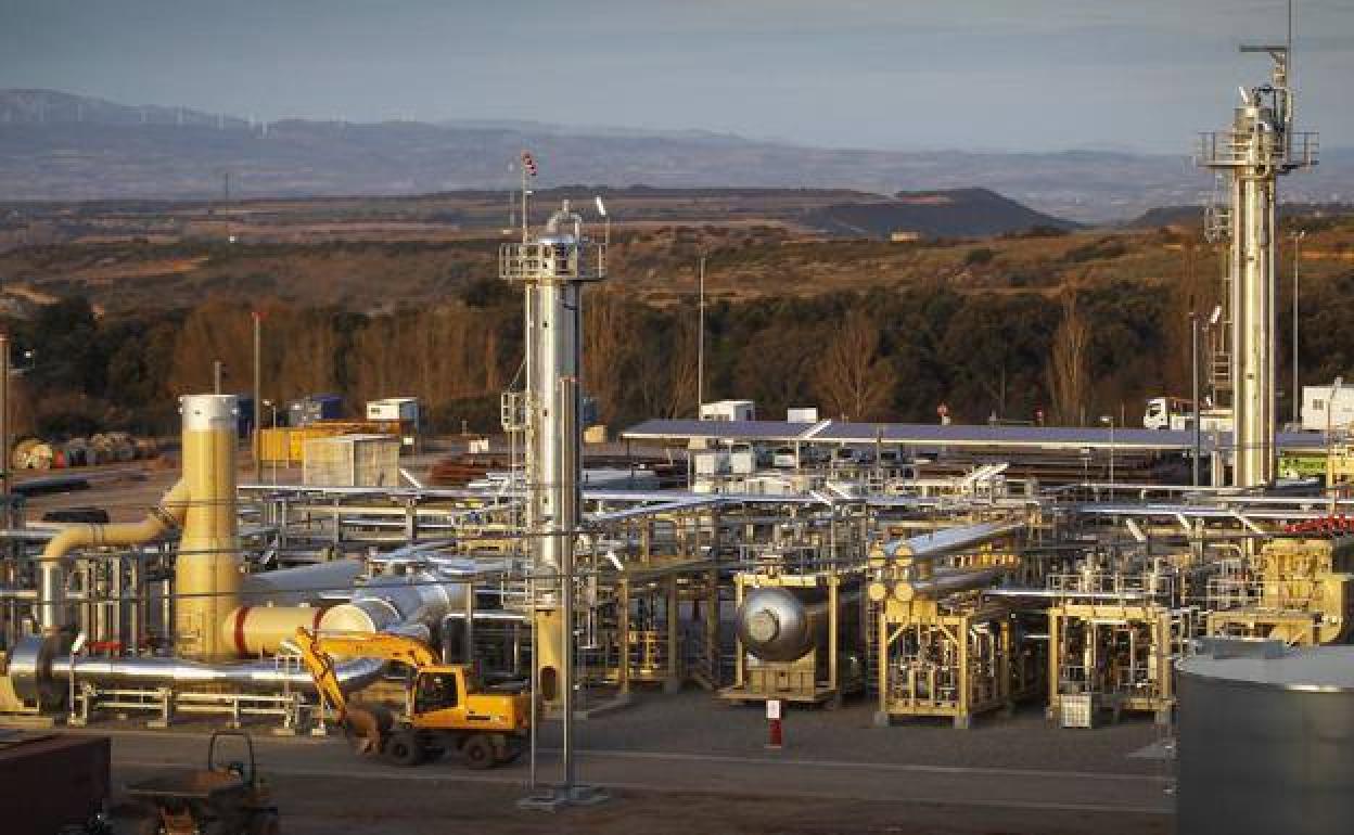 Planta de gas en Sotés, La Rioja. 