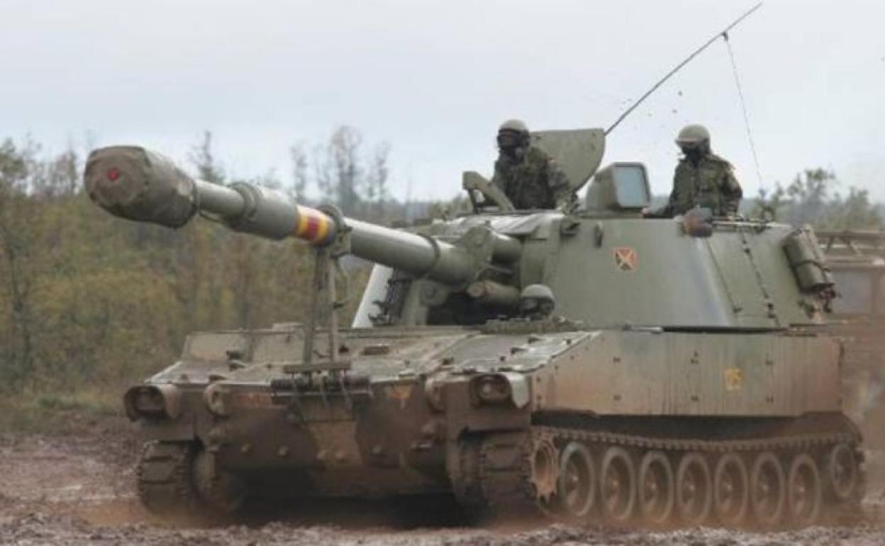 Así es la primera artillería pesada que despliega España en el extranjero