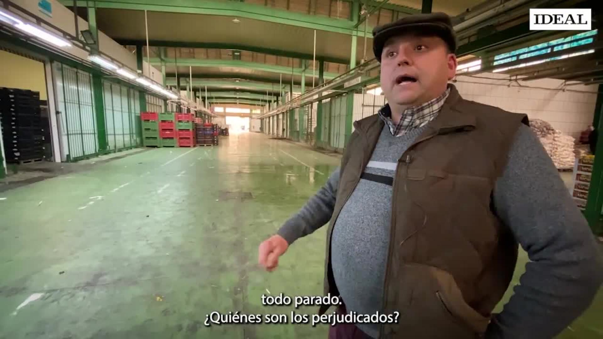 Empresarios de Mercagranada indignados por la huelga de transportes