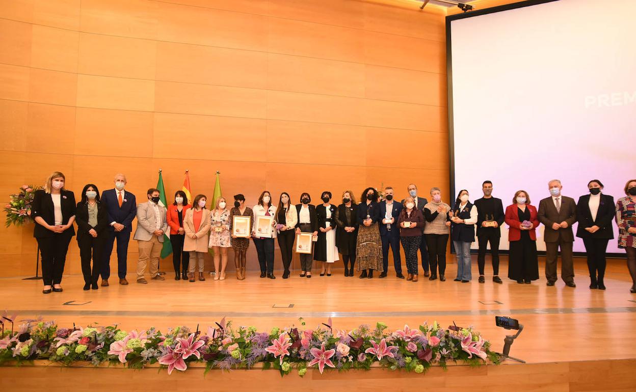 Entrega de los premios, anoche en el Parque de las Ciencias. 