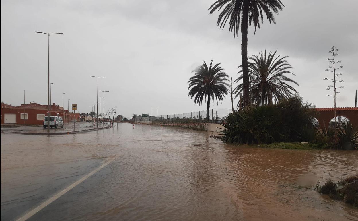 Inundación en la provincia.