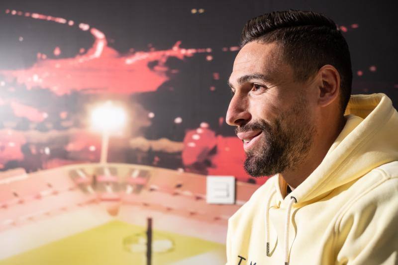 Antonio Puertas sonríe durante un instante de la entrevista. 