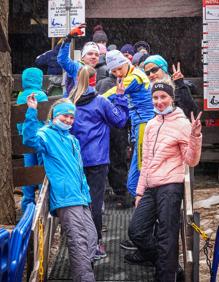 Imagen secundaria 2 - Niños de Ucrania, divirtiéndose en Sierra Nevada. 