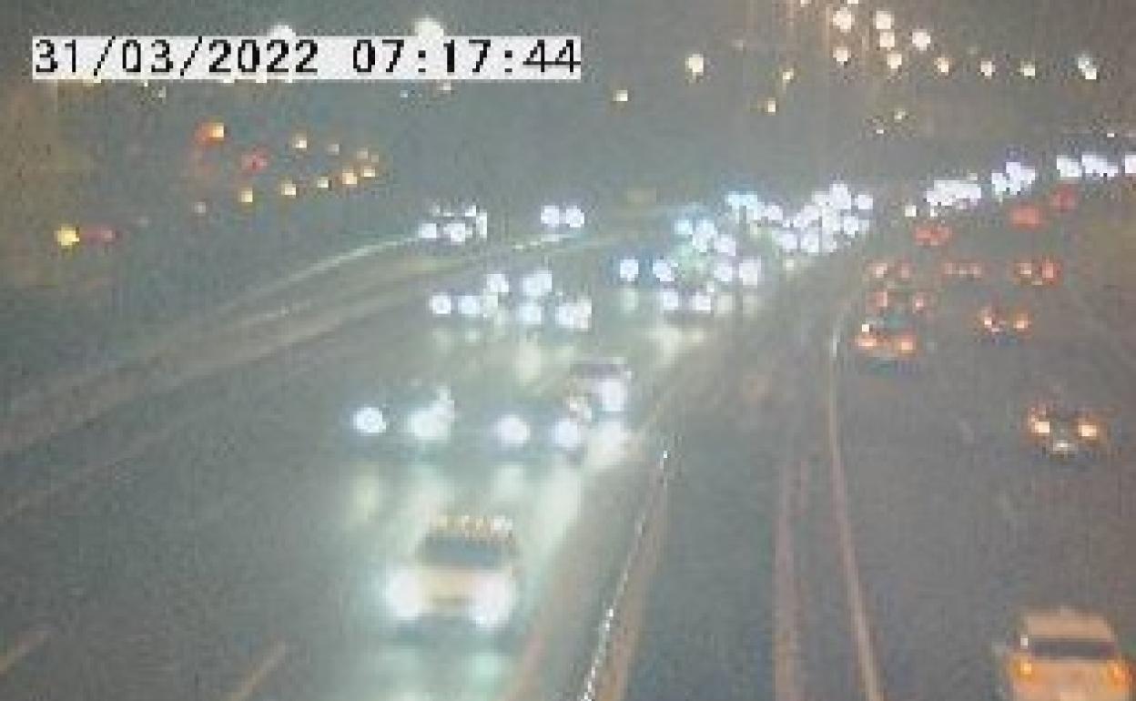 Circulación en la Circunvalación a primera hora de este jueves