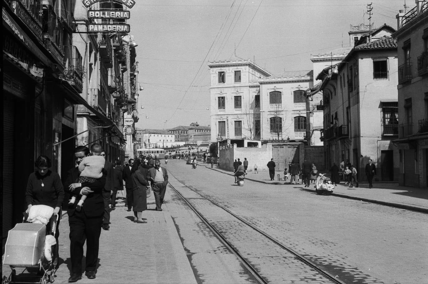 Calle San Juan de Dios en 1962.