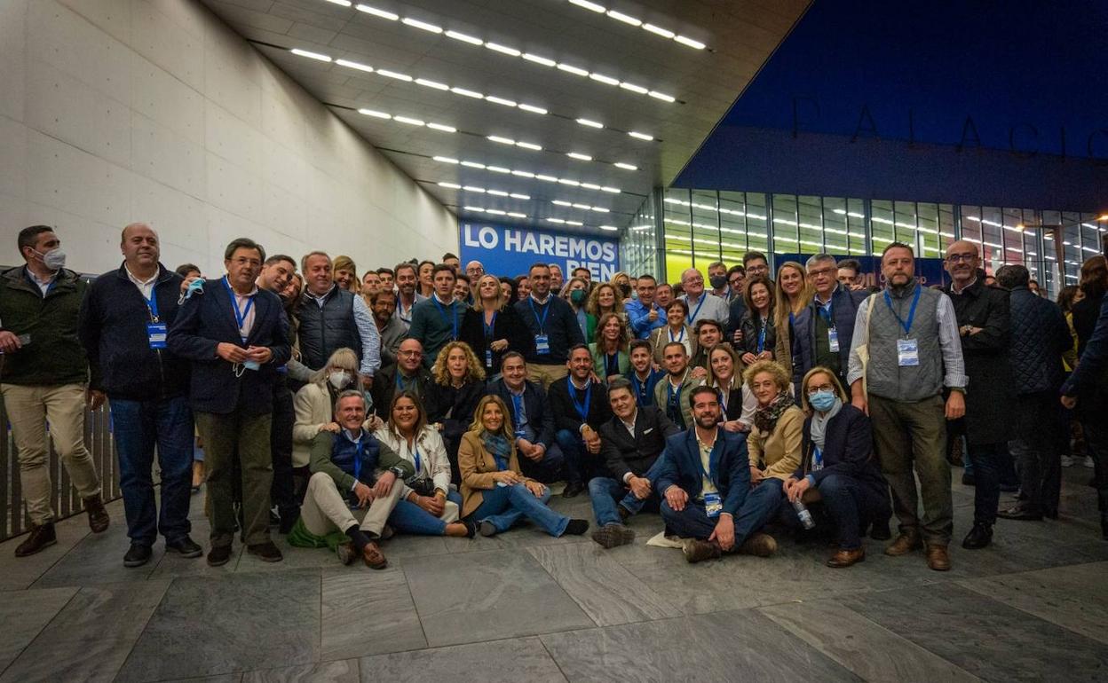 Miembros de la delegación granadina en el congreso.