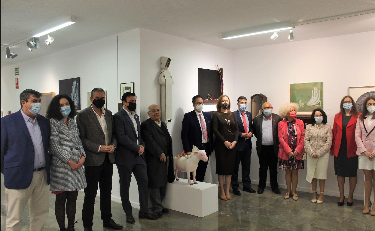 Inauguración de la exposición en el Museo Zabaleta de la localidad jienense de Quesada. 
