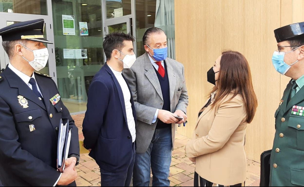 Visita de la subdelegada del Gobierno de Jaén. 