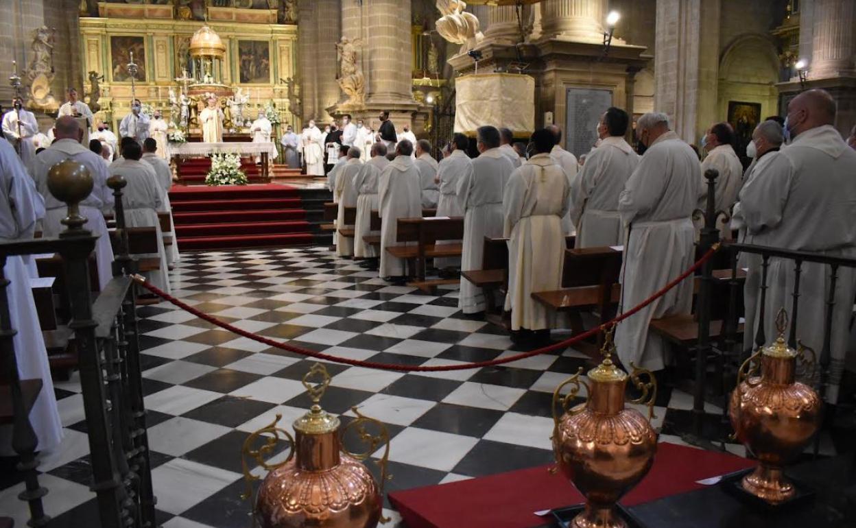 Acto celebrado en la Catedral de Jaén. 
