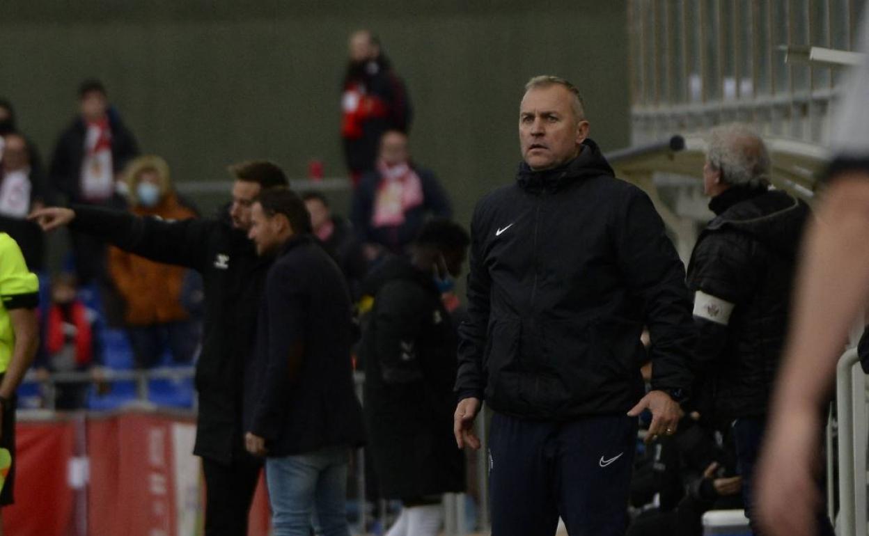 Sebas López, en el partido ante el Pulpileño. 
