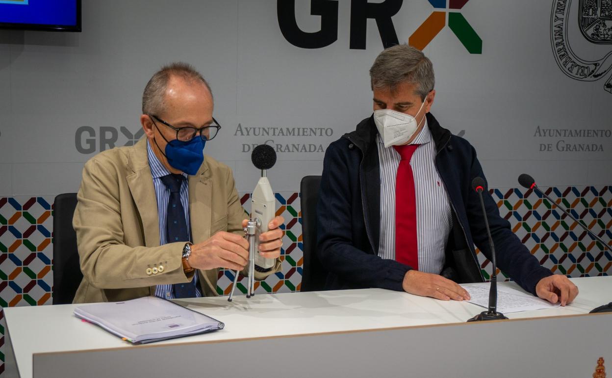 Jerónimo Vida y César Díaz en rueda de prensa este miércoles.