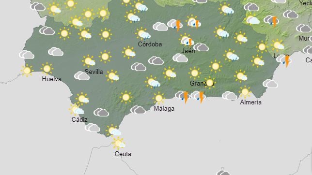 Tiempo en Andalucía