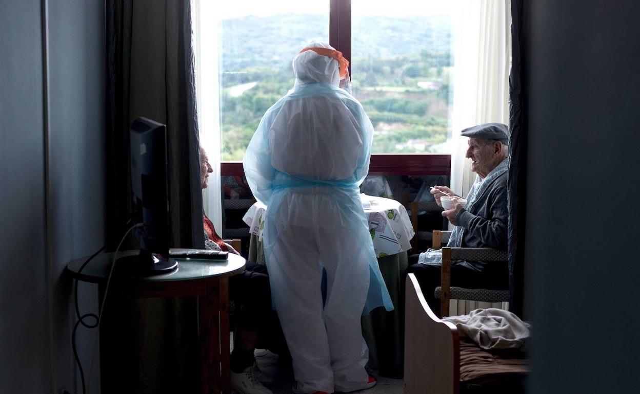 Foto de archivo de una residencia de mayores. 