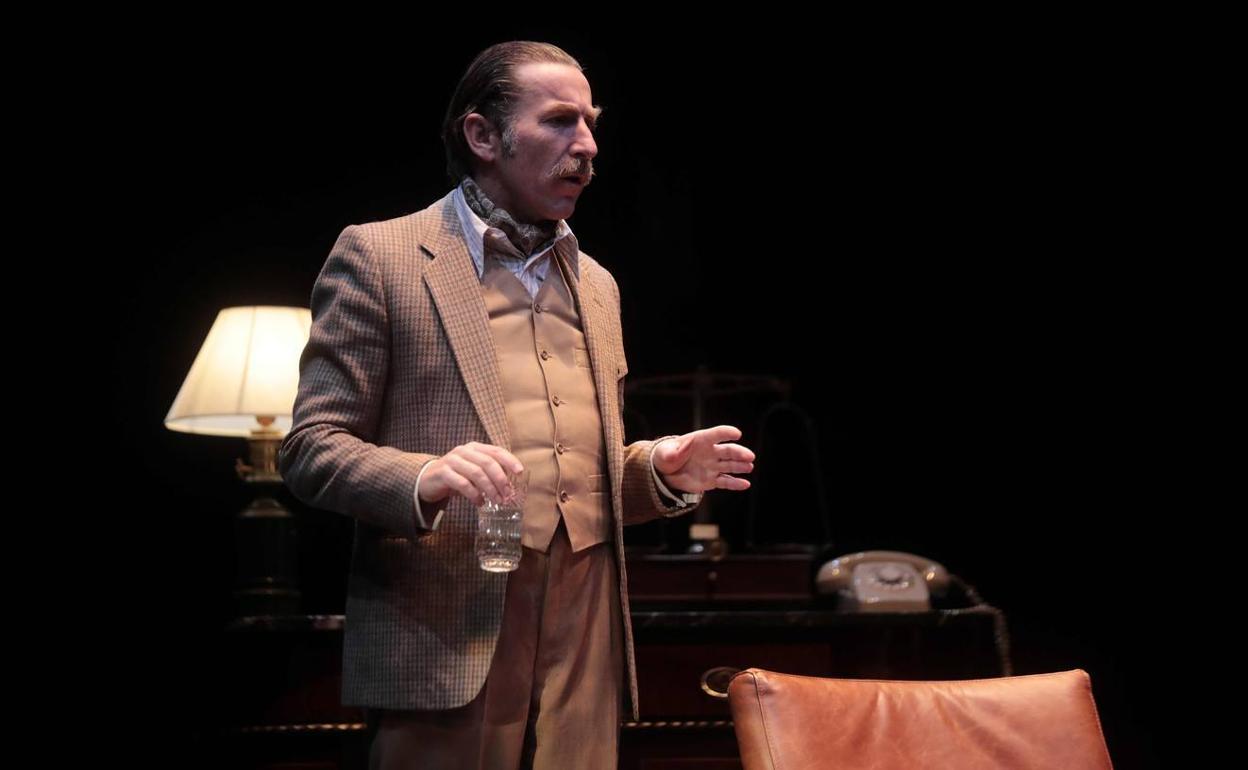 De la Torre, en un momento de la obra.