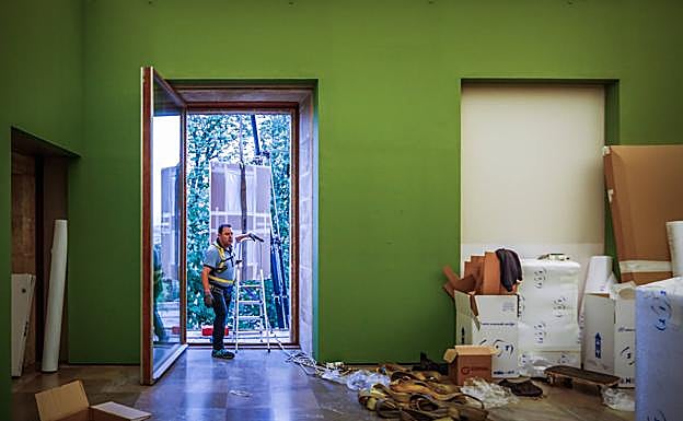 El traslado hasta Nuevos Museos se prolongó durante tres horas. 