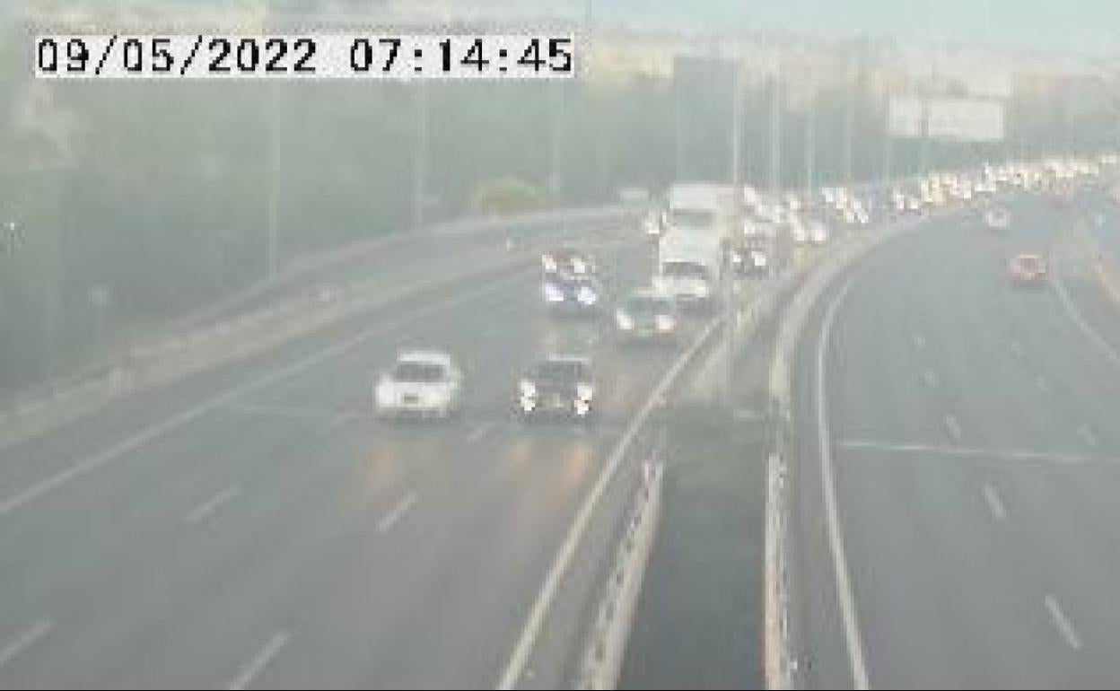 Circulación en la Circunvalación este lunes