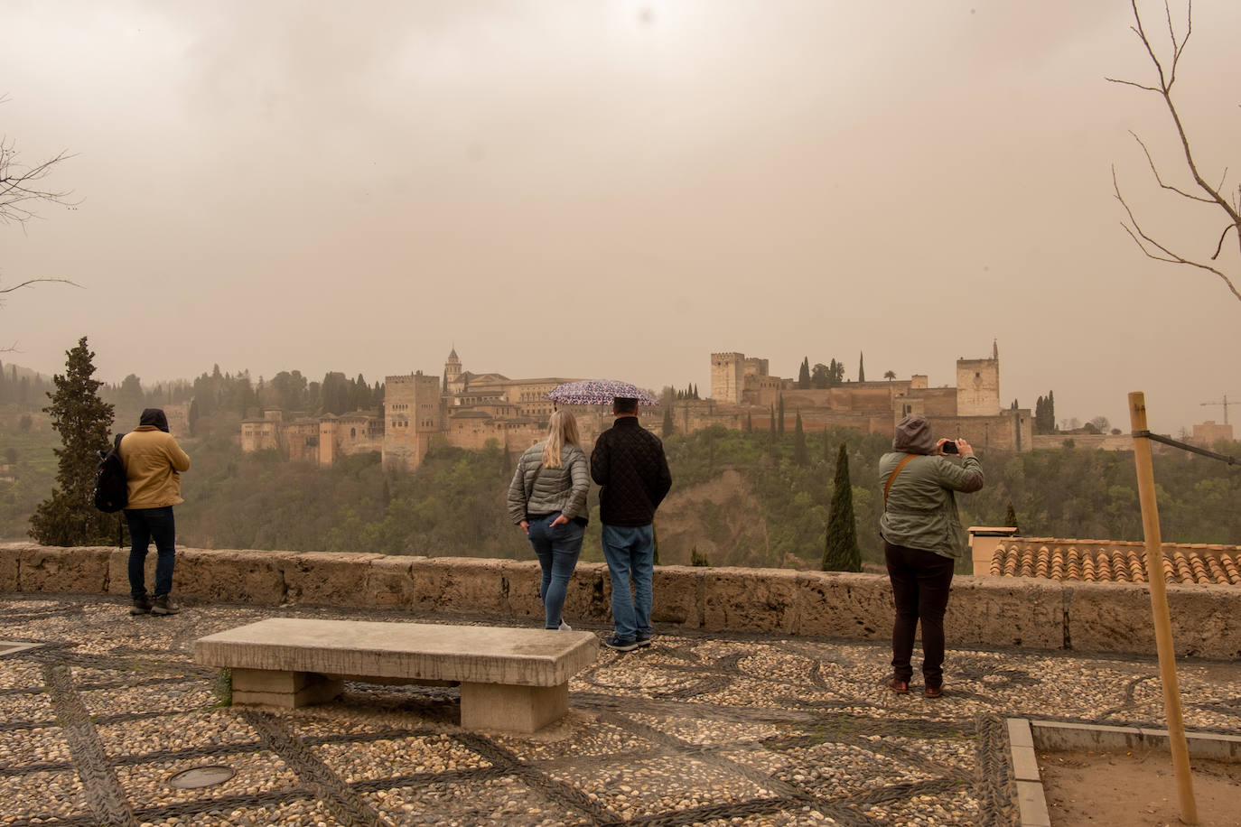 Calima en Granada. 