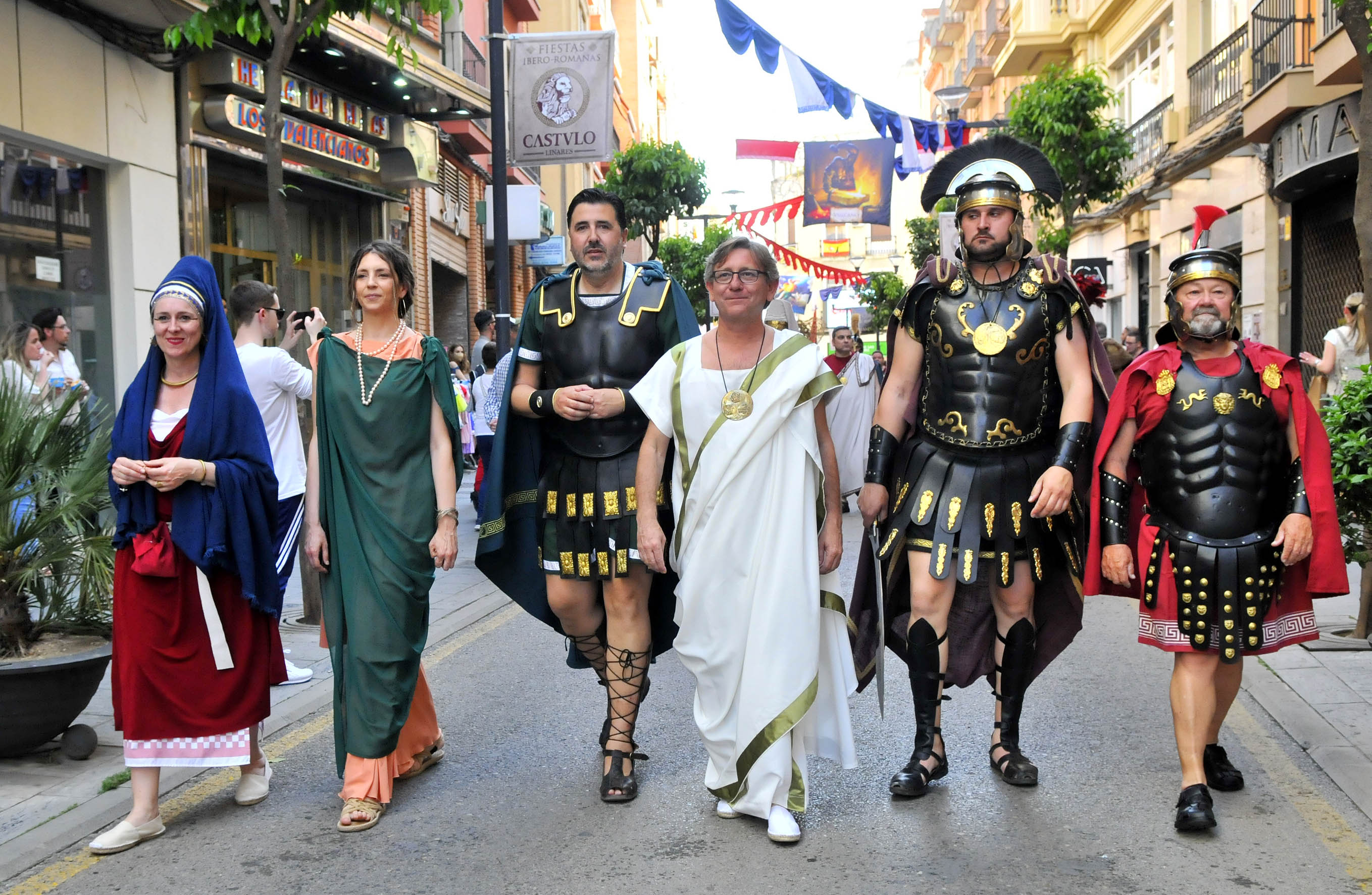 Linares lo pasa en grande con sus fiestas romanas.