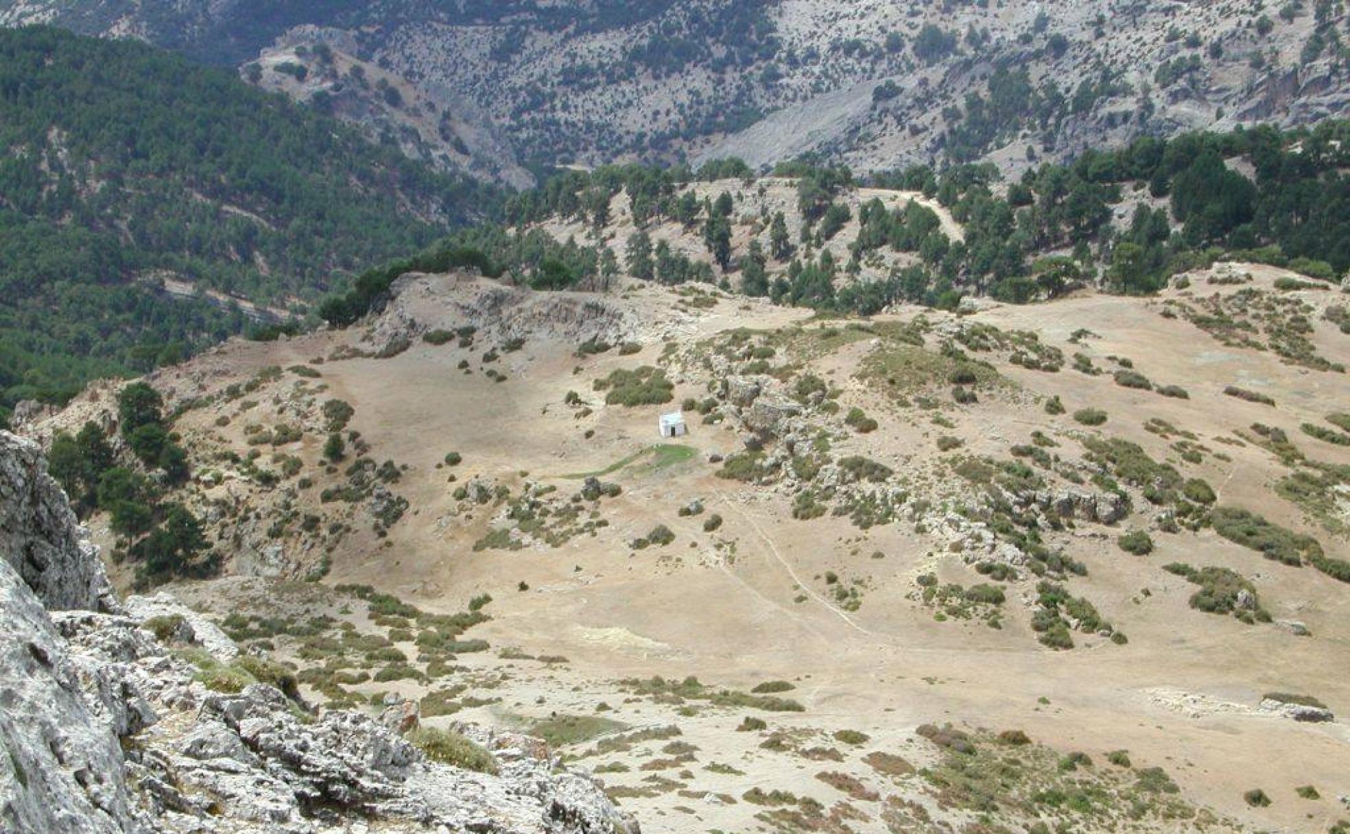 Vistas del entorno del Cerro del Buitre, en Castril.