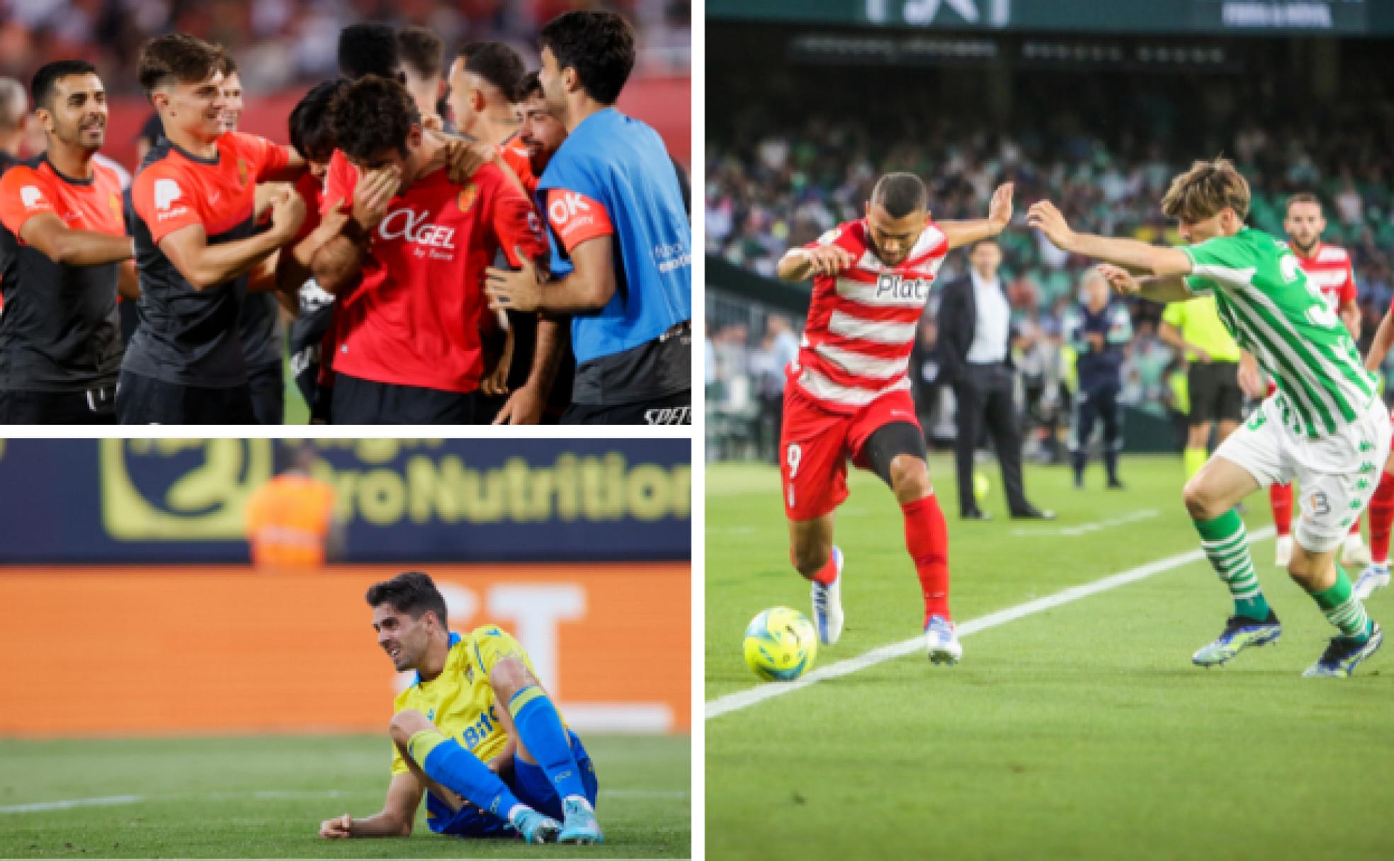 Granada, Mallorca y Cádiz vivirán con tensión el desenlace del campeonato. 