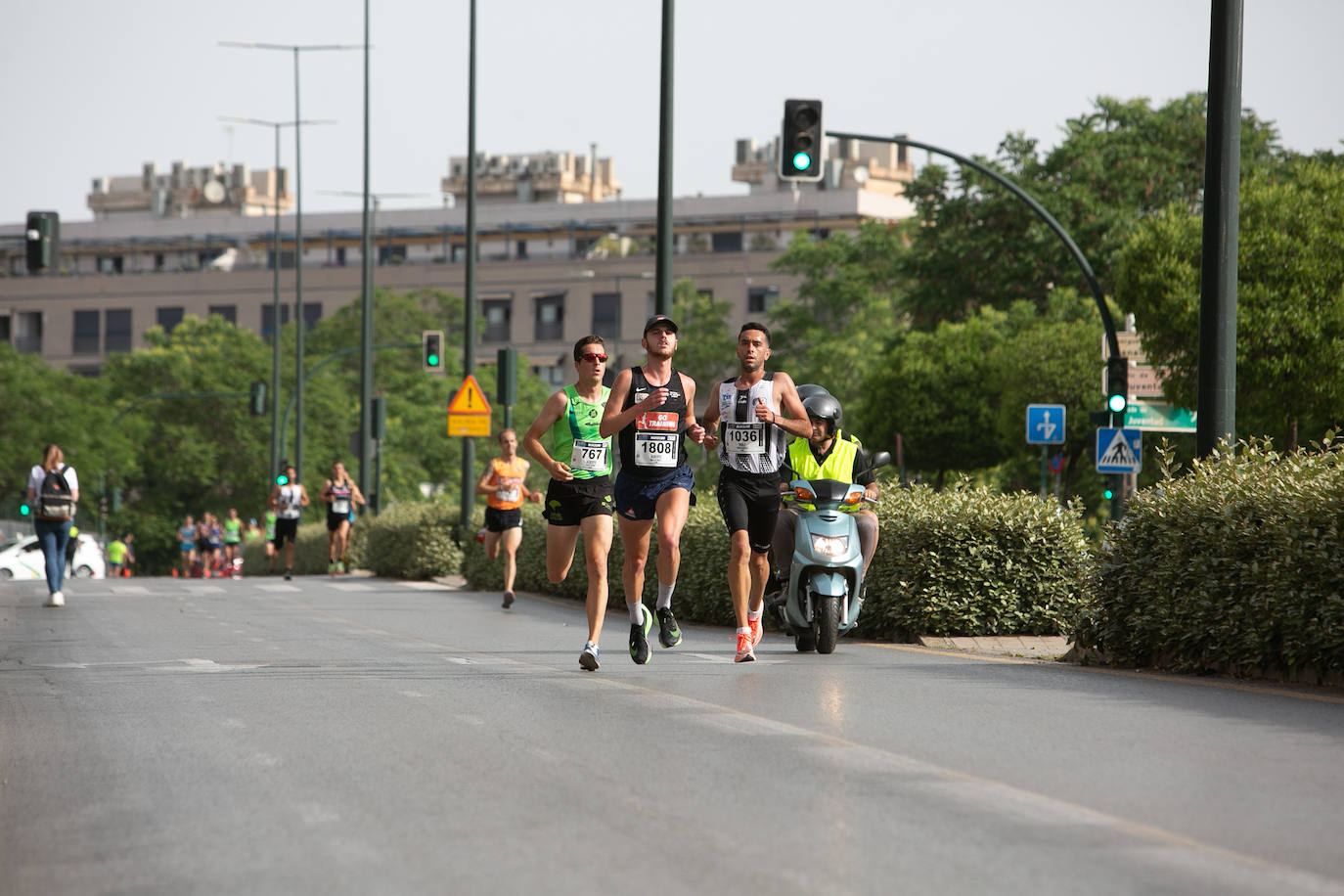 La carrera se celebra este domingo en Granada.