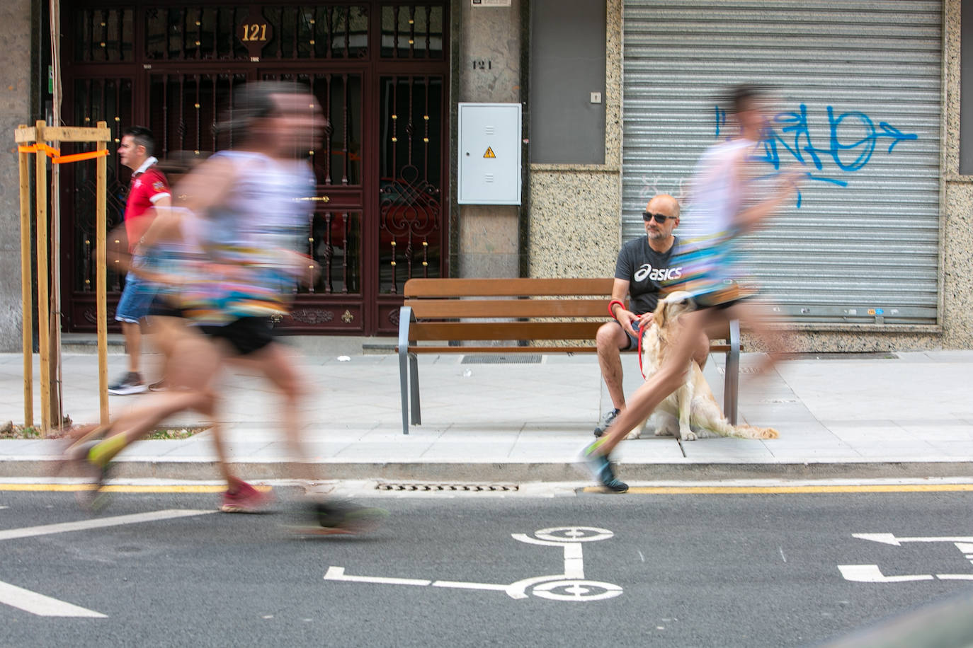 La carrera se celebra este domingo en Granada.