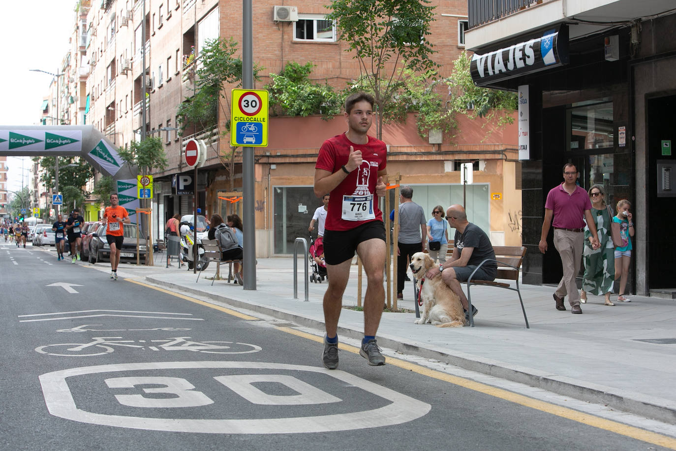 La carrera se celebra este domingo en Granada.