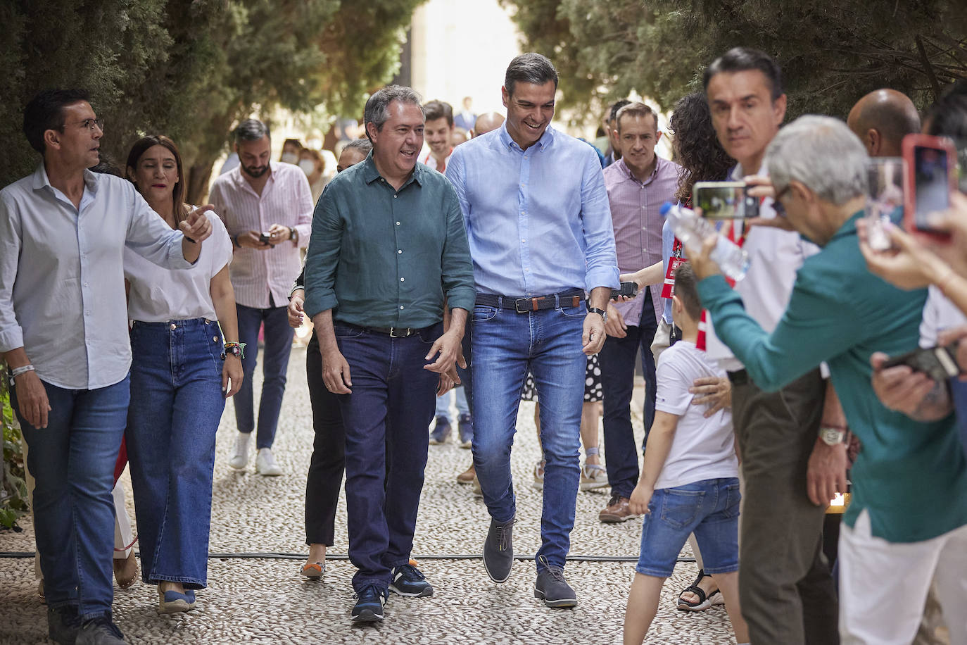 Pedro Sánchez ha visitado la ciudad este domingo para participar en un acto del PSOE.