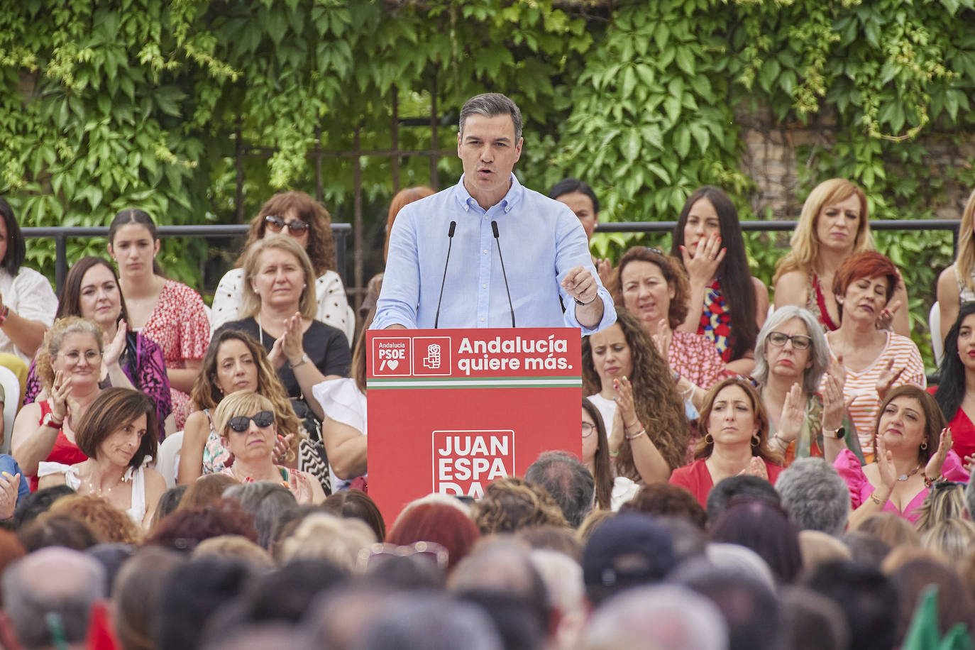 Pedro Sánchez ha visitado la ciudad este domingo para participar en un acto del PSOE.