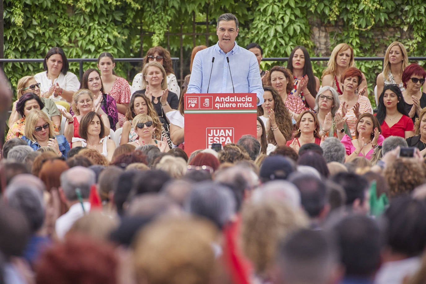 Pedro Sánchez ha visitado la ciudad este domingo para participar en un acto del PSOE.